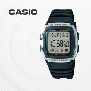 카시오 CASIO 군인 군용 남성 남자 방수 전자손목시계 W-96H-1A