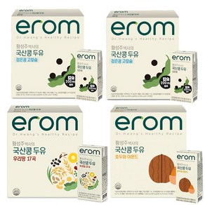 이롬 검은콩 고칼슘 32팩+ 호두아몬드 16팩+ 17곡 16팩, 190ml, 64개