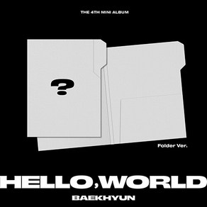 [EXO] 백현 미니 4집 Hello Wold (Folde Ve.) / 포토카드2종+손편지+스케치포토5종+필름마커+포토북+리릭페이퍼3종+폴더슬리브