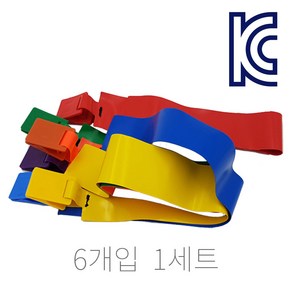 KC인증 꼬리잡기 6개입 1세트 색상선택 양수쌤 태그플래그 게임 놀이