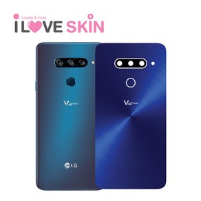 알럽스킨 LG V40 ThinQ 메탈블루 후면 보호필름 V409, 1개