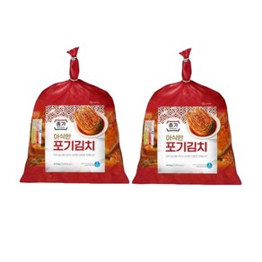 [종가집] 시원하고 깔끔한 포기김치, 4.4kg, 2개