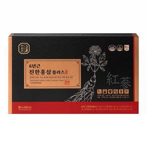 (코스트코 상품) 한삼인 6년근 진한 홍삼플러스 40ml x 30포, 1.2L, 6개