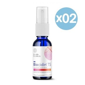 Biocidin Botanicals 바이오시딘 보타니컬 티에스 목 스프레이 30ml 2팩 TS Defend Daily Hebal Thoat Spay, 2개