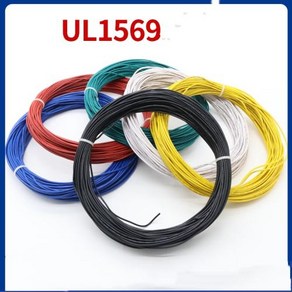 UL1569 PVC 전자 와이어 18 20 22 24 26 28AWG 주석 도금 구리 전기 장비 케이블 1 미터, 1개, 28) Blue - 24AWG