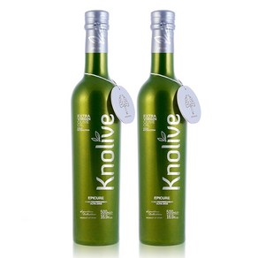 Knolive 널리브 놀리브 에피큐어 엑스트라버진 올리브오일 500ml 2개