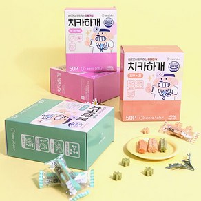 치카하개 바게트 강아지 양치껌 50개입, 400g, 1개