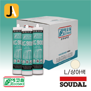 수달 동양실리콘 KG900 상아색 실리콘 박스 (25개입) 국산 에코씰 무초산 비초산 실란트, 25개