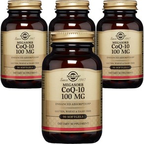 솔가 메가솔브 CoQ-10 100mg 소프트젤, 4개, 90정