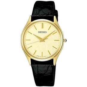 세이코 돌체 쿼츠 맨즈 SACM150 SEIKO DOLCE EXCELINE 손목시계 골드 블랙