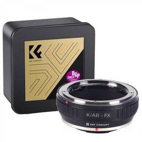 KnF AR-FX 렌즈 어댑터 코니카 AR 렌즈 - 후지 X 바디 (뒤캡옵션) Konica AR Lens to Fuji X adapte (FX cap option), AR-FX 어댑터, 1개