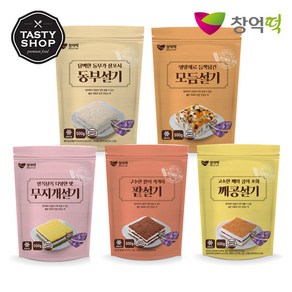 반세기 전통 창억떡 설기 4종 택1 - 무지개설기 동부설기 팥설기 모듬설기, 500g, 1개