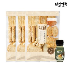 [삼진어묵] 옛날모듬플러스 x 3개 + 와사비맛 딥소스 65g