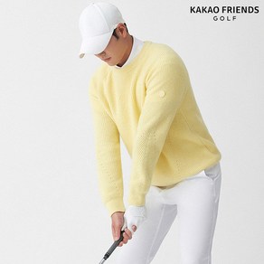 카카오프렌즈 [카카오프렌즈골프 (KAKAO FRIENDS GOLF)] 남성 캐시미어울소재 레글런 니트