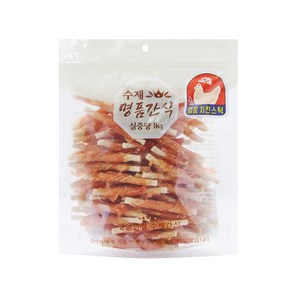 강아지 대용량 명품 수제간식 치킨 스틱 실중량 1kg, 1개