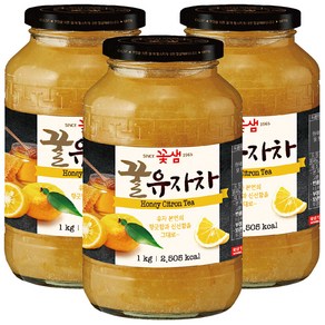 꽃샘 꿀유자차, 1kg, 1개입, 3개