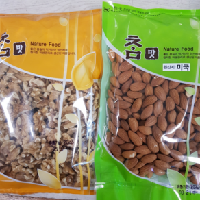 대림수산 아몬드(500g)+호두(500g)미국산