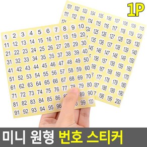 SBshop 번호 스티커 병원 학교 사무실 숫자 1-200 방문스티커 디자인스티커 옷장스티커, 1-100