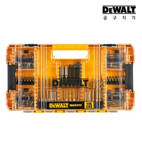 디월트 DWACS115 임팩용 드릴 드라이버 비트 115pcs, 1개