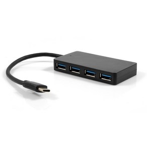 USB-C 3.1 TO USB3.0 A타입 4포트 무전원허브 USB확장, 본상품선택, 1개