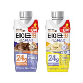 남양 테이크핏 맥스 초코맛+바나나맛 250ml X 48입, 없음, 48개