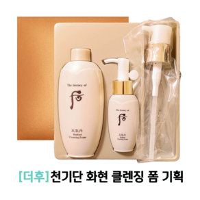 더후 천기단 화현 클렌징 폼 250ml 대용량 세트, 1세트