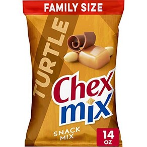 Chex Mix Snack Mix Turtle Indulgent Snack Bag 14 oz Chex Mix 스낵 믹스 거북이 마음껏 즐길 수 있는 스낵 백 14oz