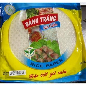 베트남 월남쌈 라이스페이퍼 짜조피 BANH TRANG 22cm/16cm(200g), 1개, 200g