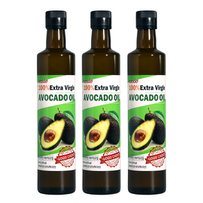 [구도] 멕시코산 HASS 압착 아보카도 오일 엑스트라버진 500ml, 3개