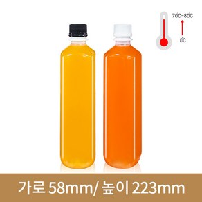 [내압마개]핫페트 내열사각 500ml(A), 내압마개 주황, 1개, 1개