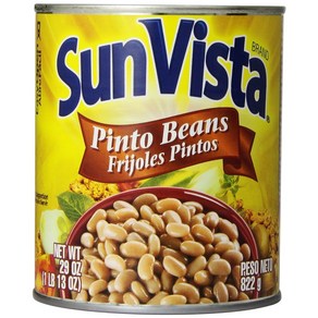 Sun Vista Pinto Beans 29 Oz (Pack of 3) Sun Vista 핀토 콩 29온스(3개 팩), 3개, 822g