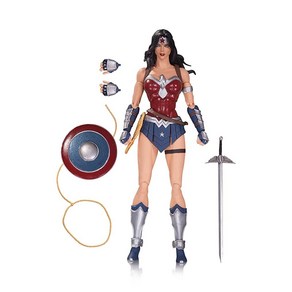 DC Collectibles DC 코믹스 아이콘: 저스티스 리그의 원더 우먼: 어조 바이러스 액션 피규어, DC Collectibles DC 코믹스 아이콘: 저스