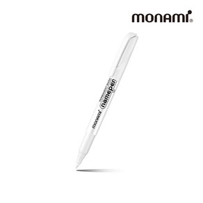 모나미 네임펜M 화이트 골드 실버 유성마카 1.7mm, 네임펜M_1자루_화이트