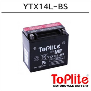 11- 883 아이언 탑라이트 대만 유아사 배터리 YTX14L-BS, 1개