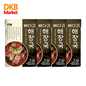 고향식품 옛맛 뼈다귀 해장국 600g, 4개