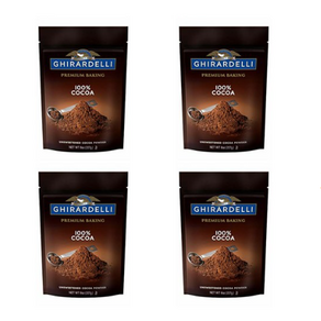 Ghirardelli Premium Baking Cocoa Unsweetened 8oz 기라델리 100% 코코아 무가당 파우더 227g 4팩