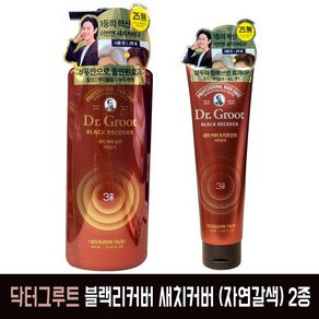 닥터그루트 블랙리커버 새치커버 자연갈색 2종 택일, 트리트먼트, 1개