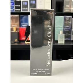 Mecedes Benz Club Black Eau de Toilette fo Men 1.7 Oz / 50ml 867664, Mecedes Benz Club Black Eau d, 1개
