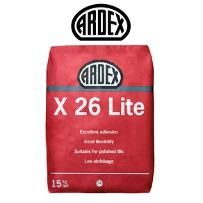 ARDEX 아덱스 X26 Lite 고탄성 타일 스톤 접착제 (바닥용) 15kg, 1개