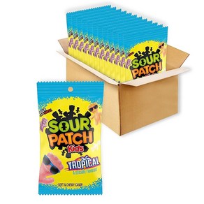 SOUR PATCH KIDS 트로피컬 소프트 츄이 백, 1개, 없음