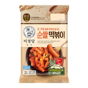 즐거운동행미정당 순쌀떡볶이401.2g x 4개, 401.2g