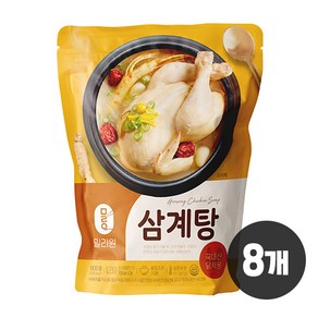 밀리원 유황먹여 키운 삼계탕, 800g, 8개