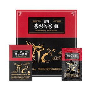 일화 홍삼녹용 진 건강기능식품 + 쇼핑백포함, 60개, 70ml