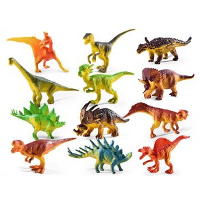 자동차 공룡 트럭 옮기기 캐리어 차량 동물 모델 모형 티라노사우, 1개, 2.dinosau 12 pcs