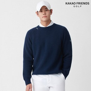 카카오프렌즈 [카카오프렌즈골프 (KAKAO FRIENDS GOLF)] 남성 캐시미어울소재 레글런 니트