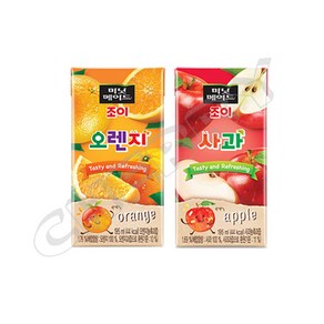 미닛메이드 조이오렌지+사과 195ml x 32팩 반반 과실음료 커피 콜라 탄산수