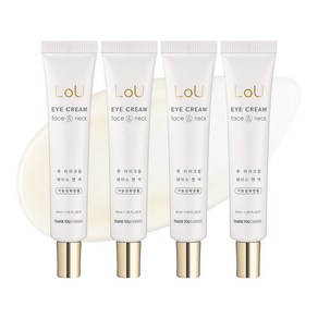 땡큐파머 루 아이 크림 페이스 앤 넥, 4개, 30ml