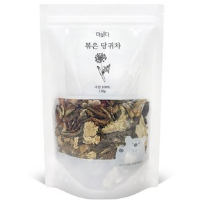 깨끗하게 관리하고 저온으로 볶아낸 더하다 볶은 당귀차 국산 국내산 150g, 1개, 1개입