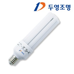 두영 LED 스틱램프 35W 50W E26 E39 보안등 파워램프 공장등 주광색 콘벌브 KS, 50W E39 주광색, 1개