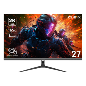 큐빅스 165Hz 27인치 모니터 QHD 고해상도 게이밍 CX270Q165